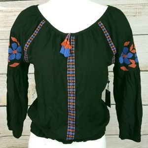 Forever 21 Girls BOHO Peasant Top Size 11/12